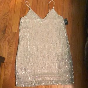 Express, sequin dress